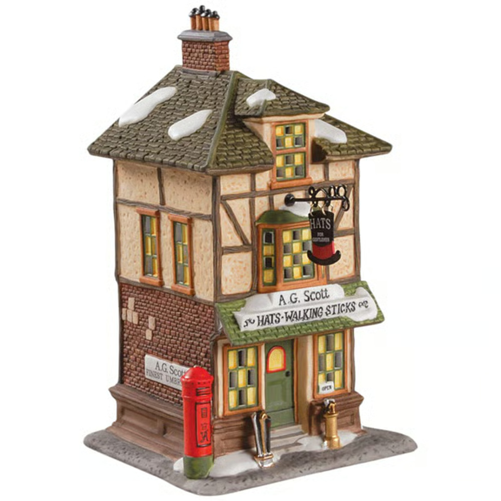 Department 56 A.G. Scott Hats & Walking Sticks Dickens Village #58741